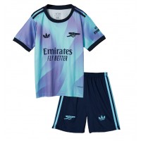 Camiseta Arsenal Gabriel Magalhaes #6 Tercera Equipación Replica 2024-25 para niños mangas cortas (+ Pantalones cortos)